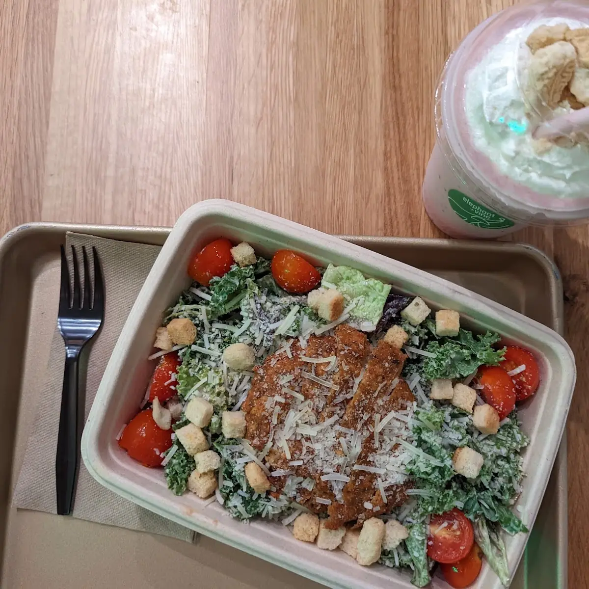 Kale Caesar Salad