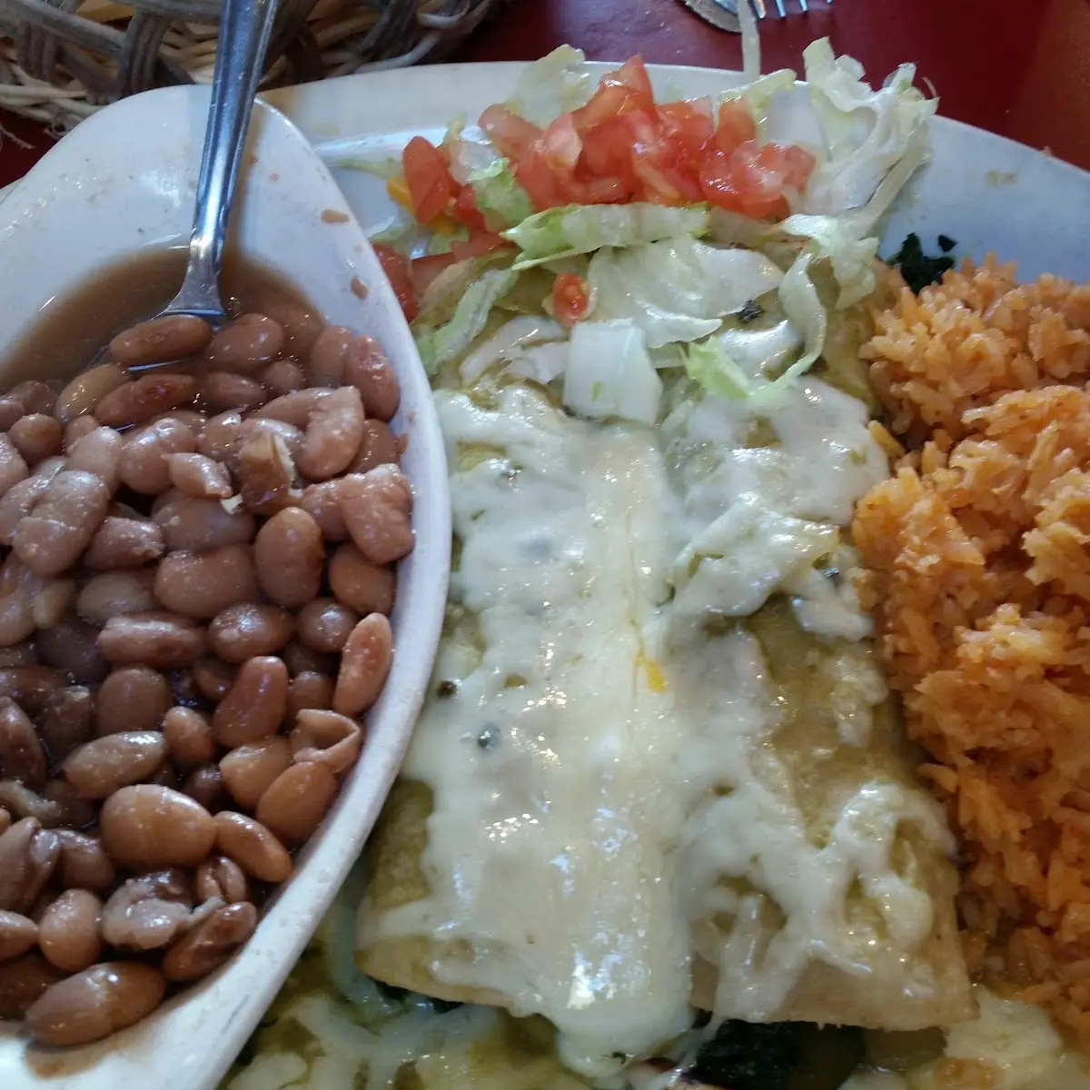 Spinach Enchiladas