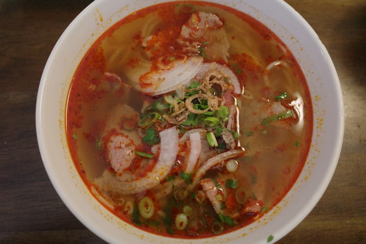 Spicy Rice Noodle Soup