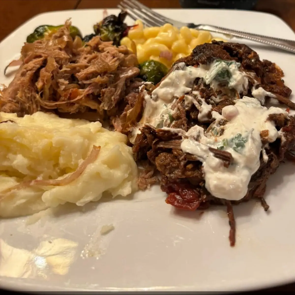 Pulled Pork and Beef Brisket