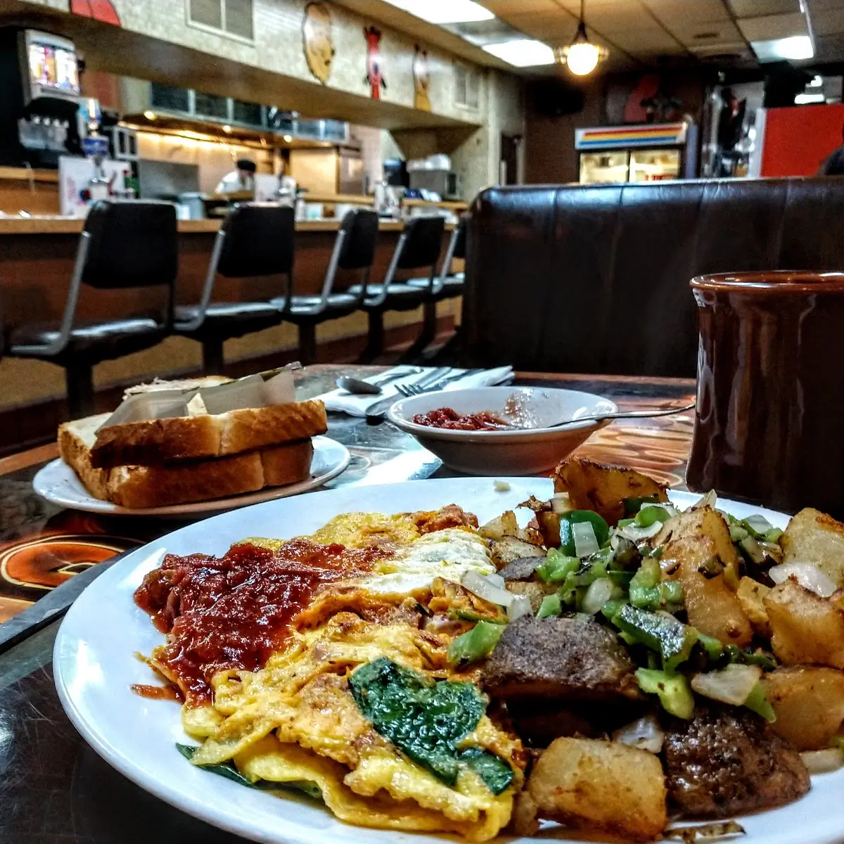 Omelette with Country Style Potatoes