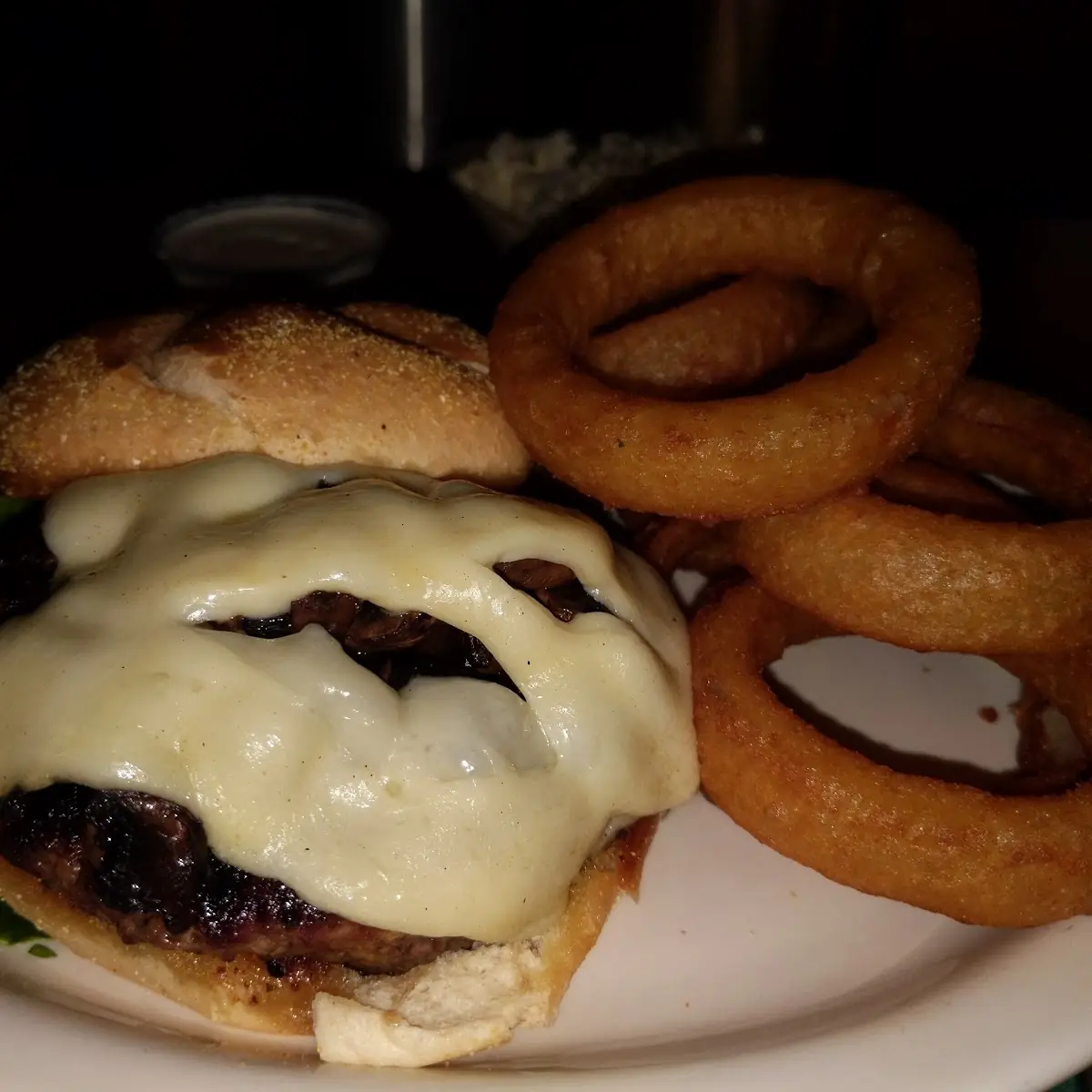 Mushroom Swiss Burger