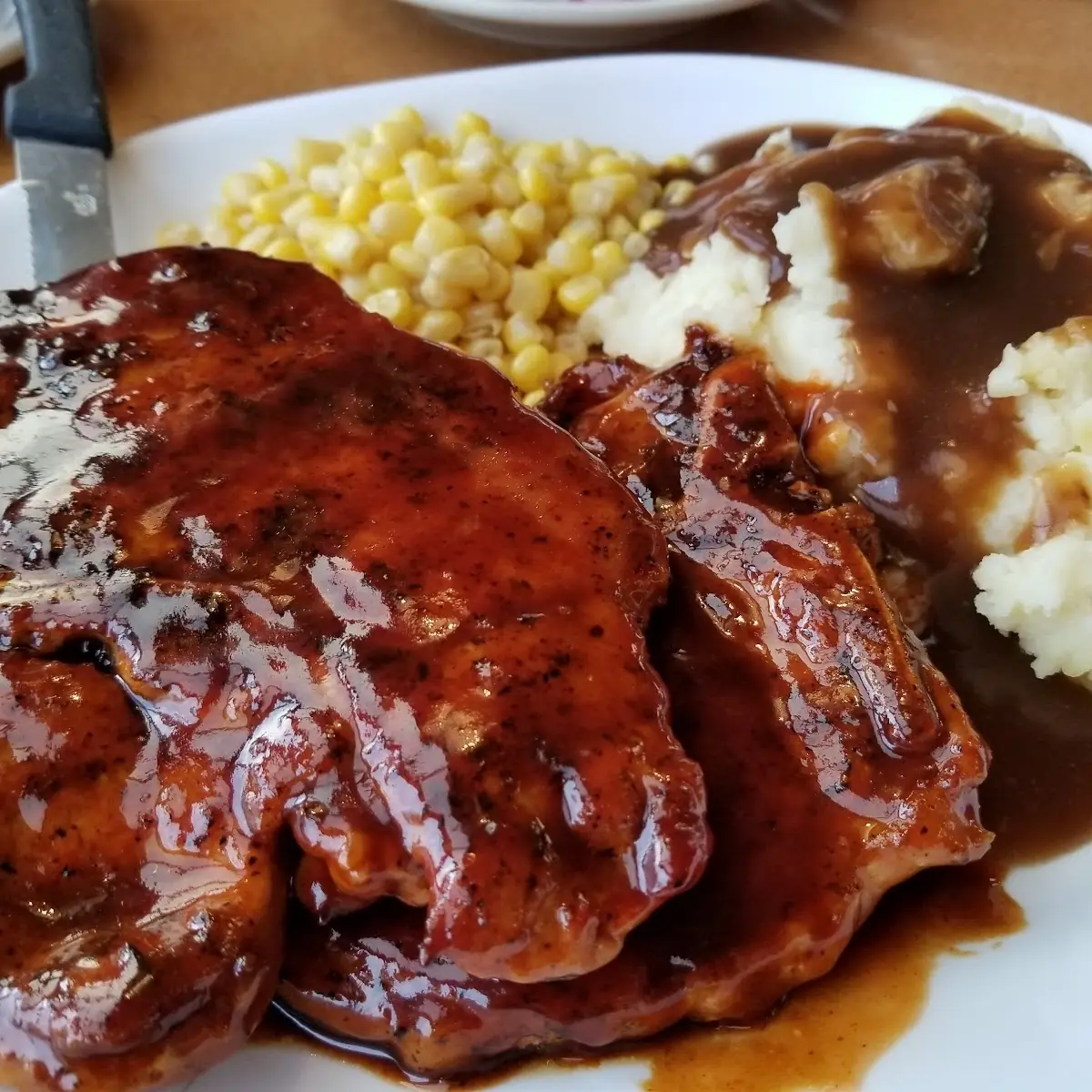 BBQ Pork Chop Dinner