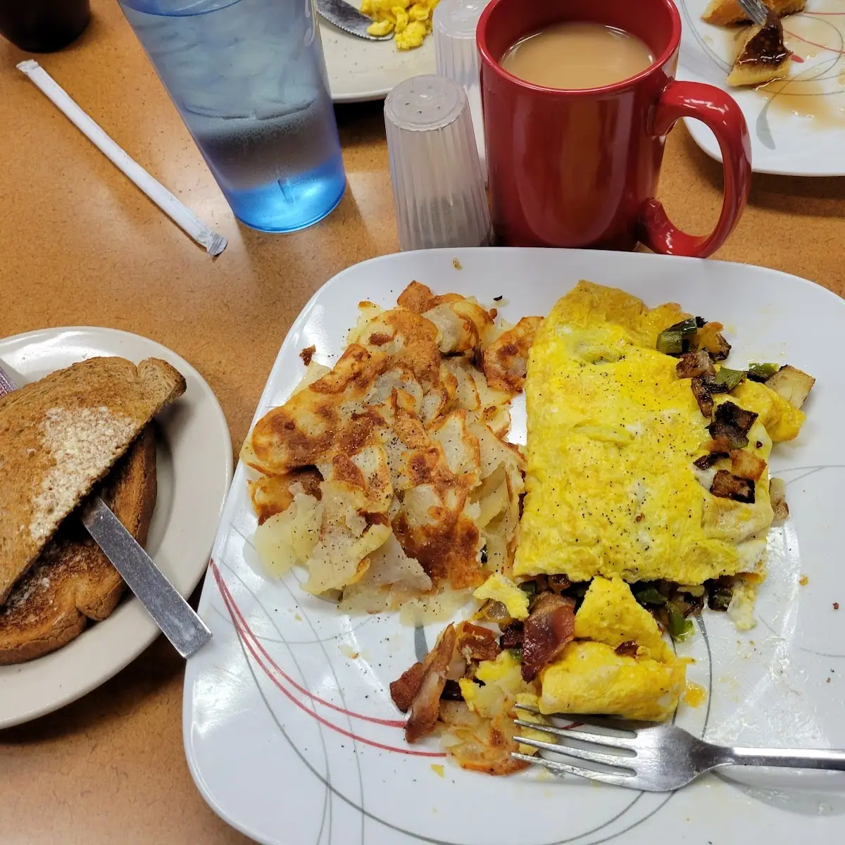Grilled Chicken Omelette