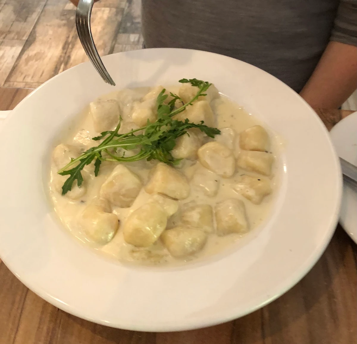 Gnocchi in Gorgonzola Sauce, Tono on Borsari