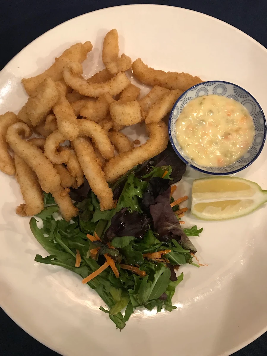 Salt and Pepper Calamari, Tono on Borsari