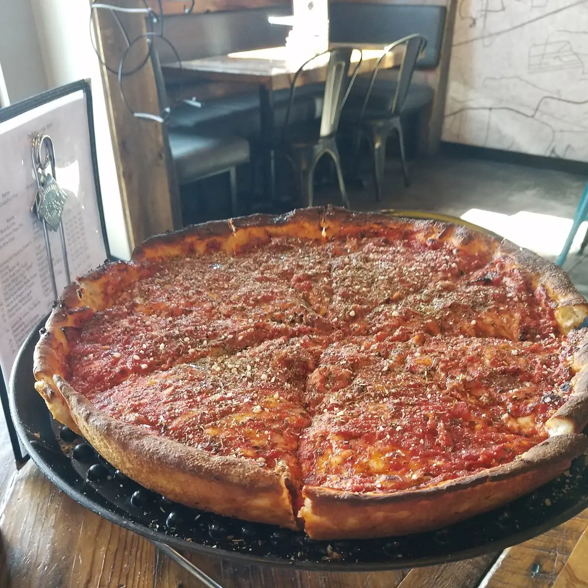 Mile High Meat Deep Dish Pizza