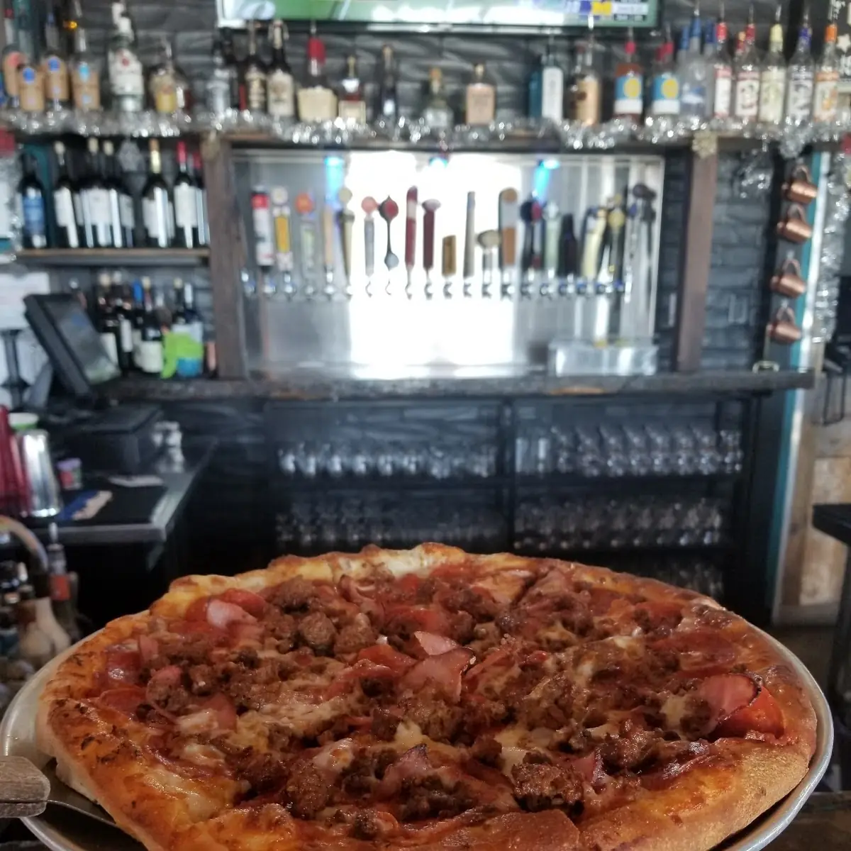 Mile High Meat Pizza