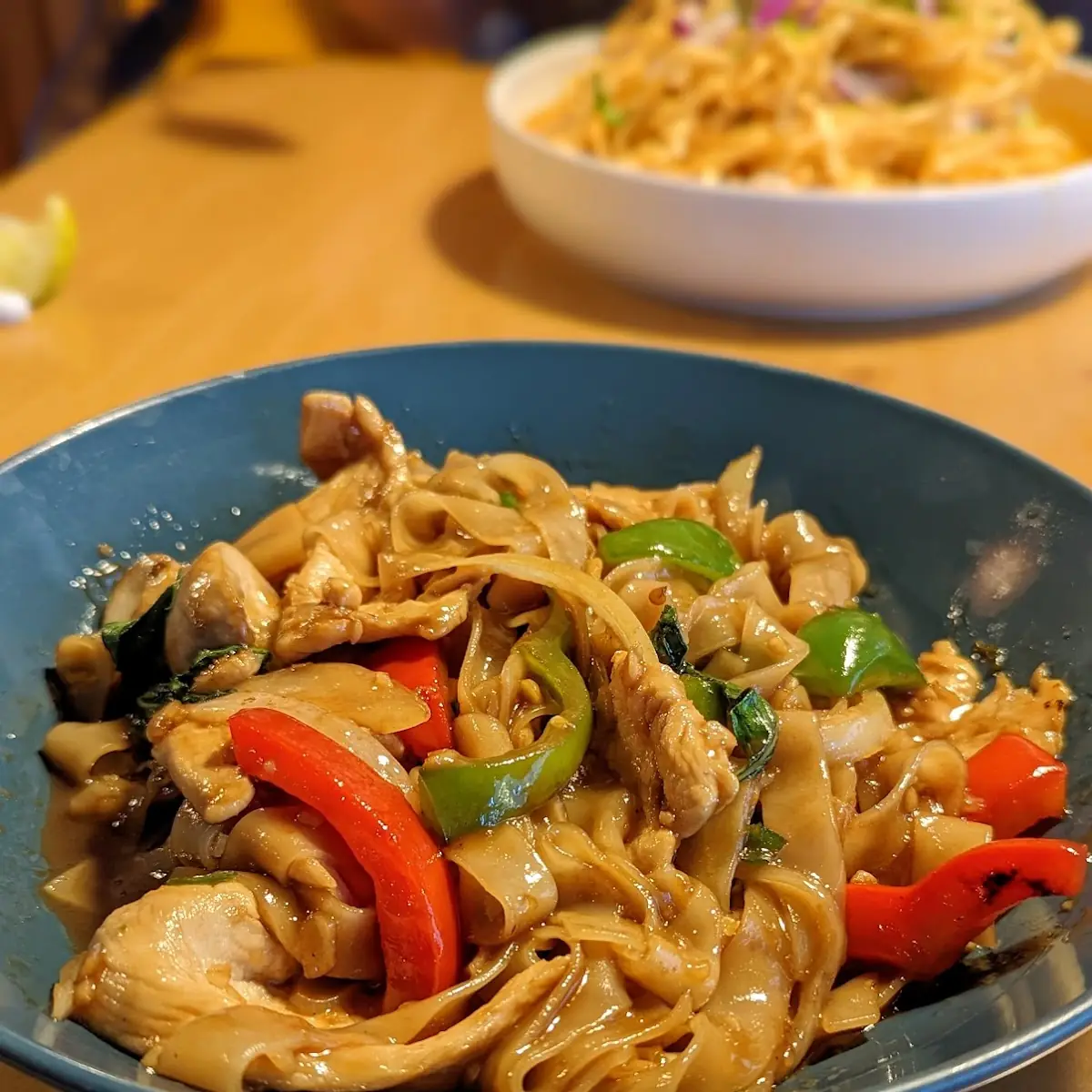 Spicy Basil Noodles Drunken Noodles
