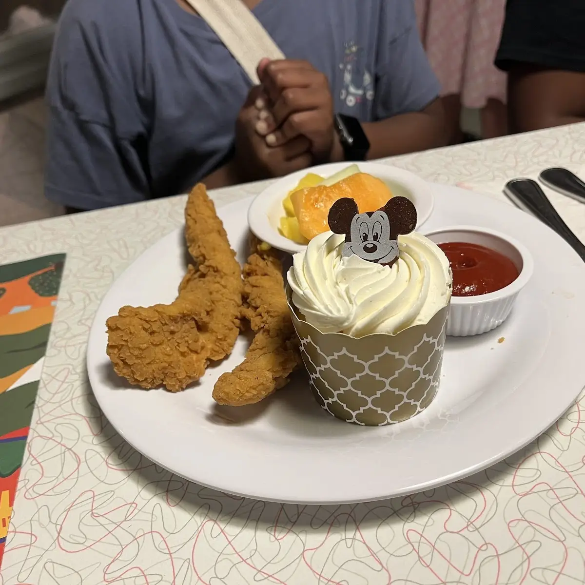 50’S Prime Time Café Blue Plate
