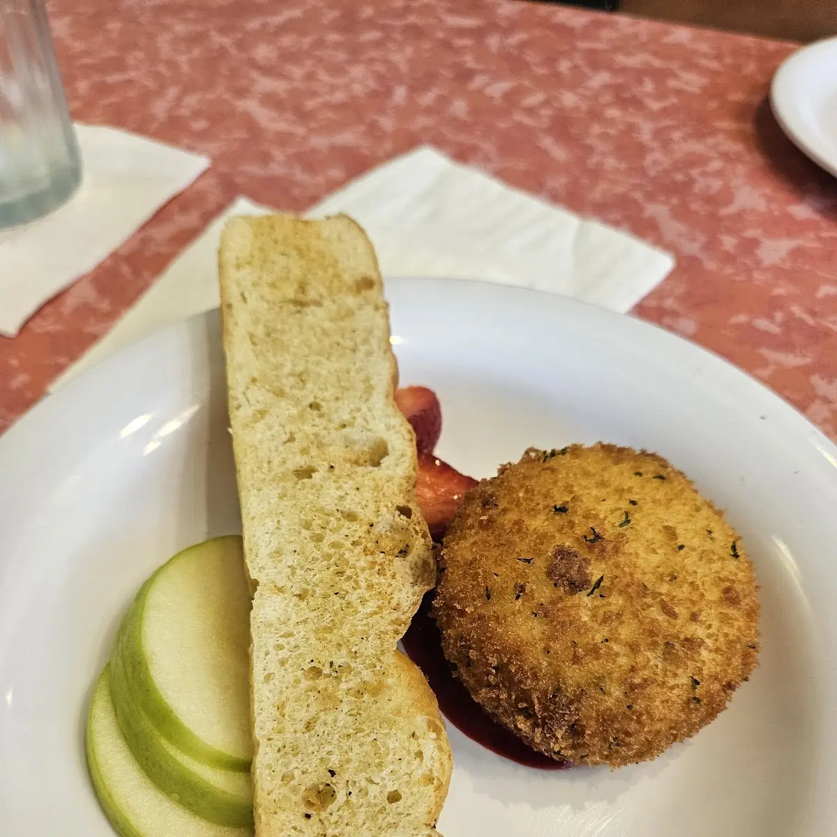 Fried Herb and Garlic Cheese
