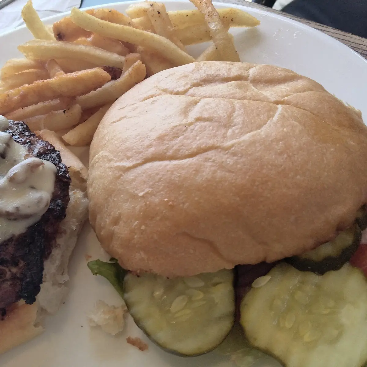 Mushroom Swiss Burger