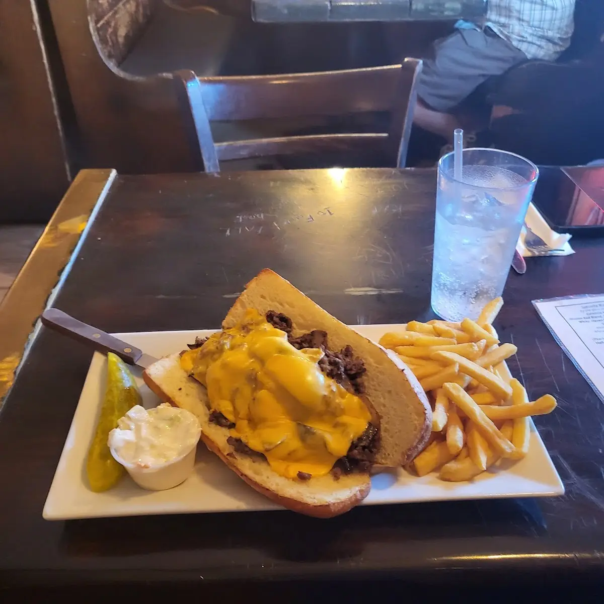 Cheese Steak with Fries