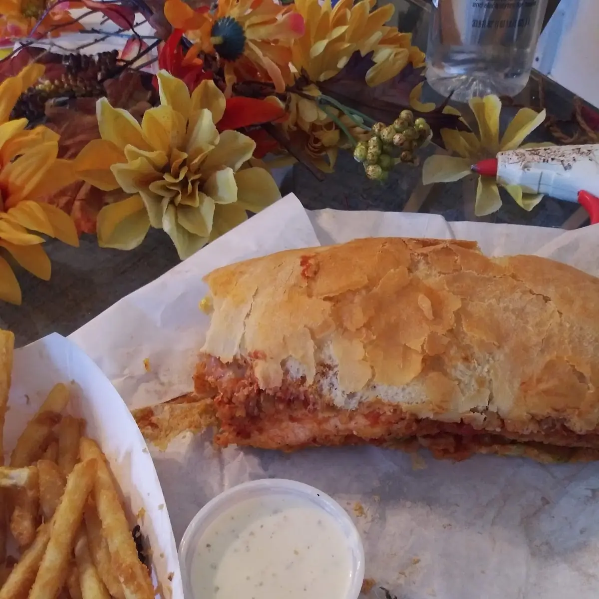 Chicken Parmesan Sandwich on Hoagie