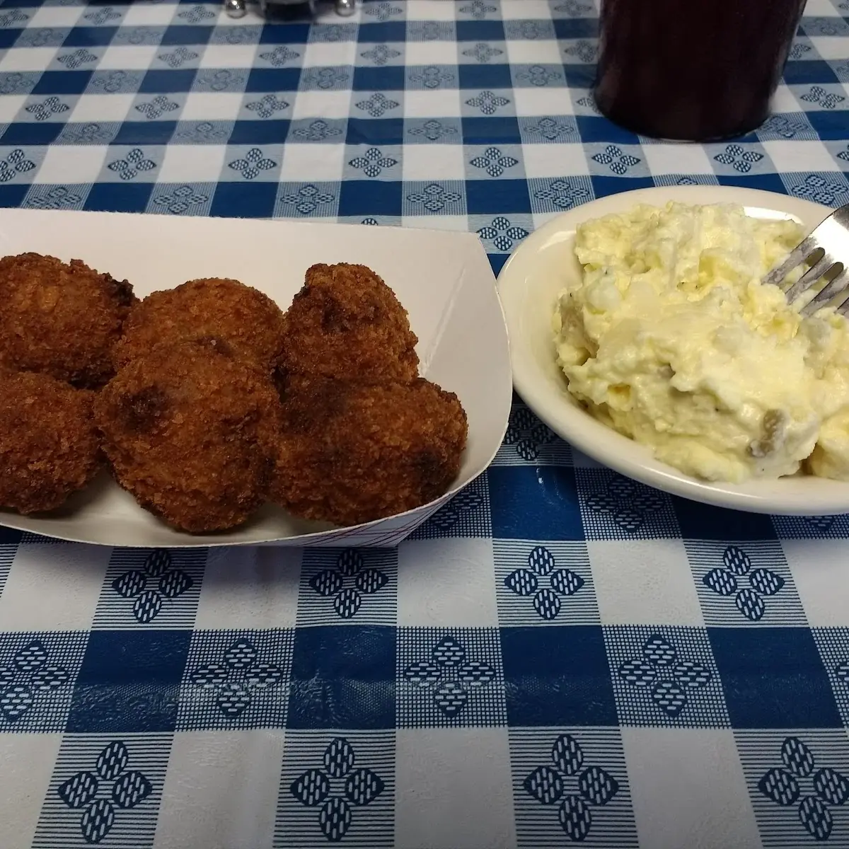 Crawfish Kickers and Potato Salad