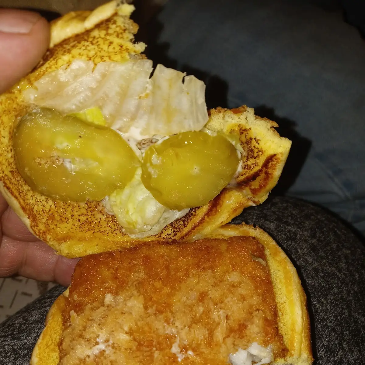 Dry Fish Sandwich