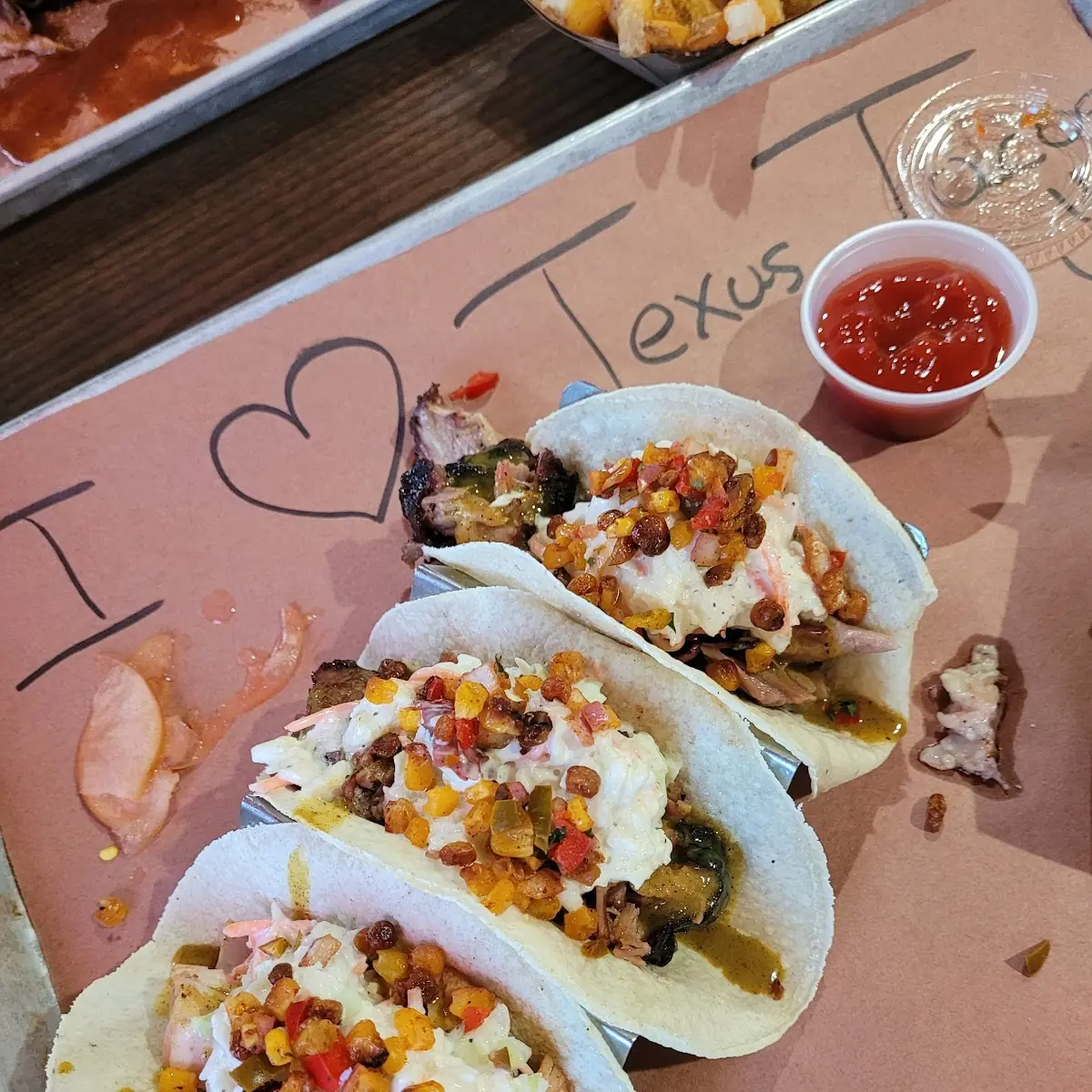 I Love Texas Tacos O O