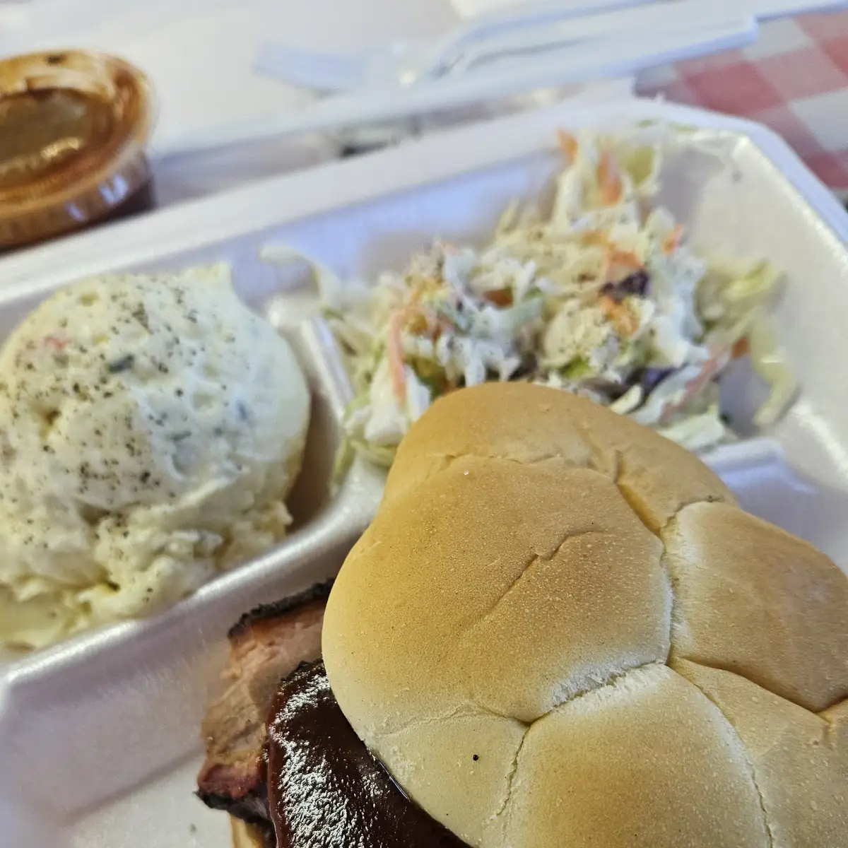 Sliced Brisket Sandwich