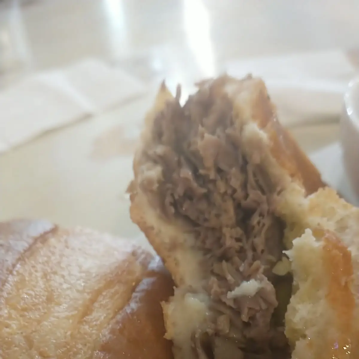 Italian Roast Beef Sandwich Close-Up