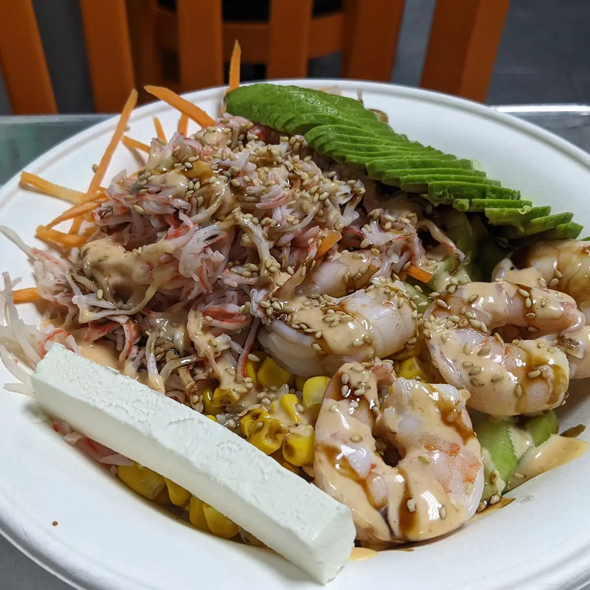 Masado Seaweed Salad Avocado Squid Salad
