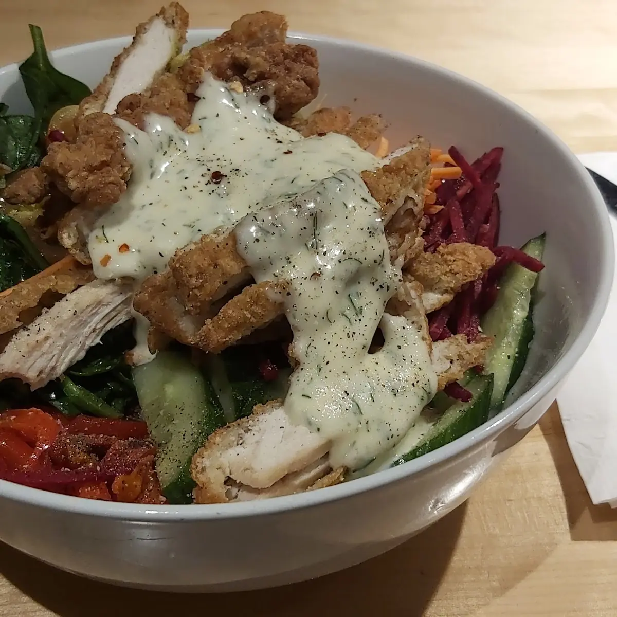 Crispy Chicken Salad