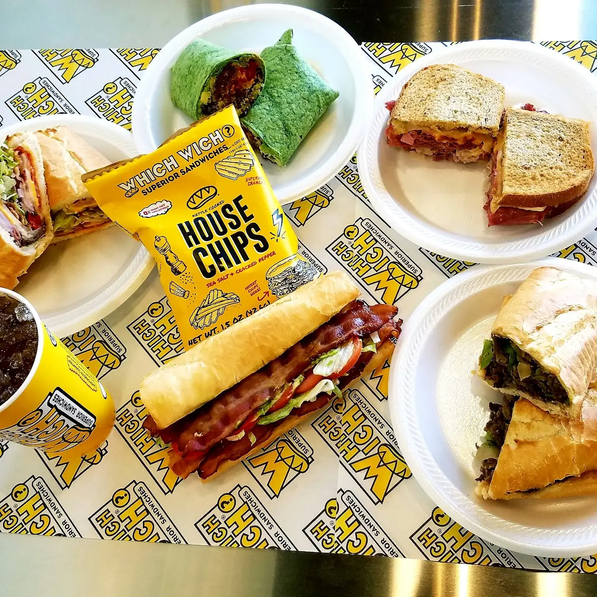 Philly Cheesesteak Blackbean Avocado Wrap & Ruben Wich
