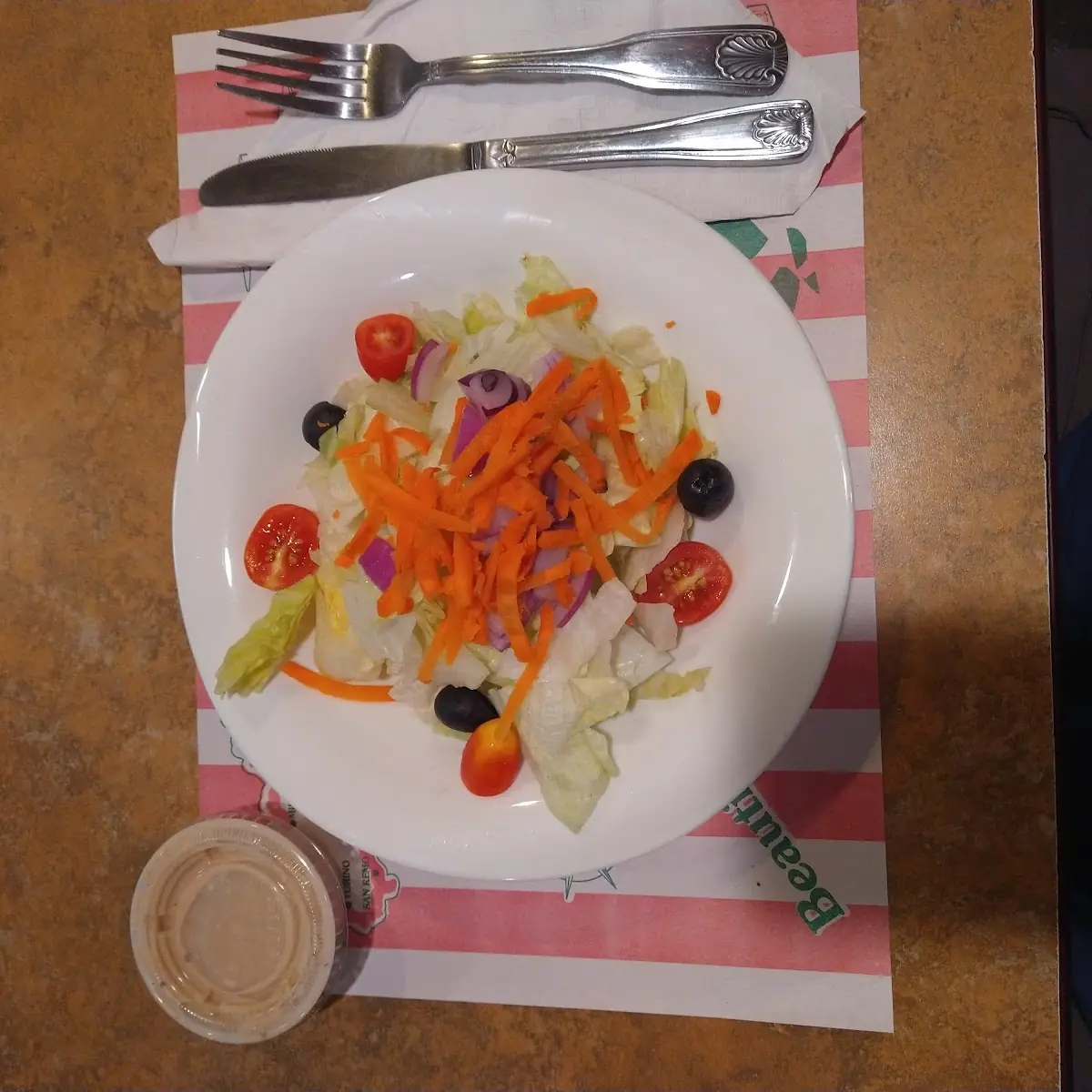 House Salad with Caesar Dressing