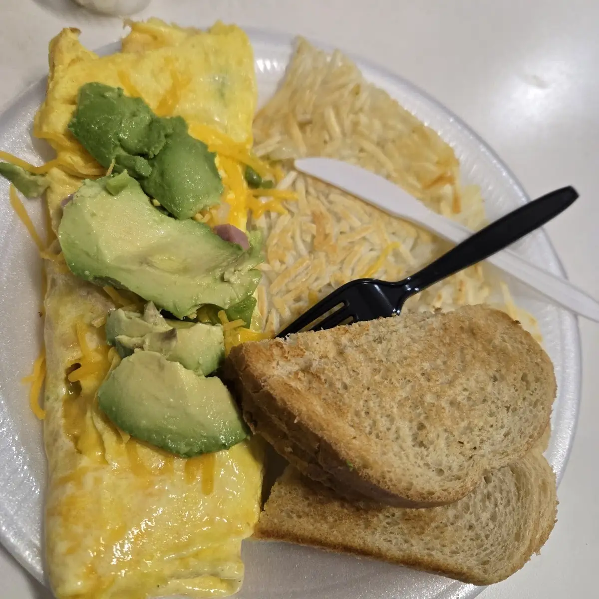 Denver Omelette with Avocado