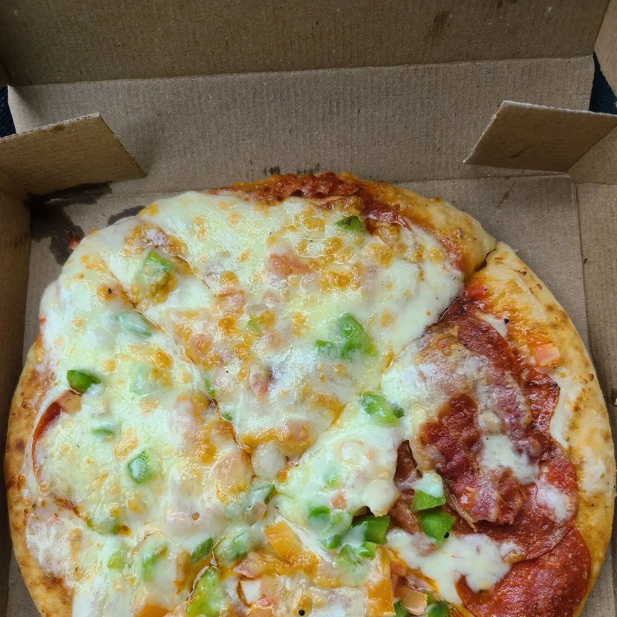 Pepperoni and Bacon Pizza
