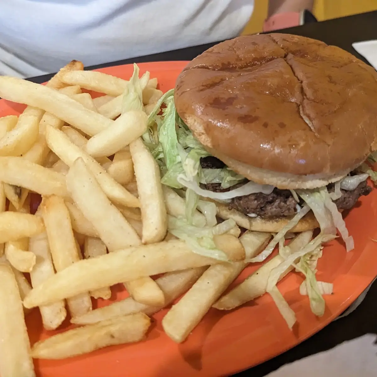 Burger and Fries