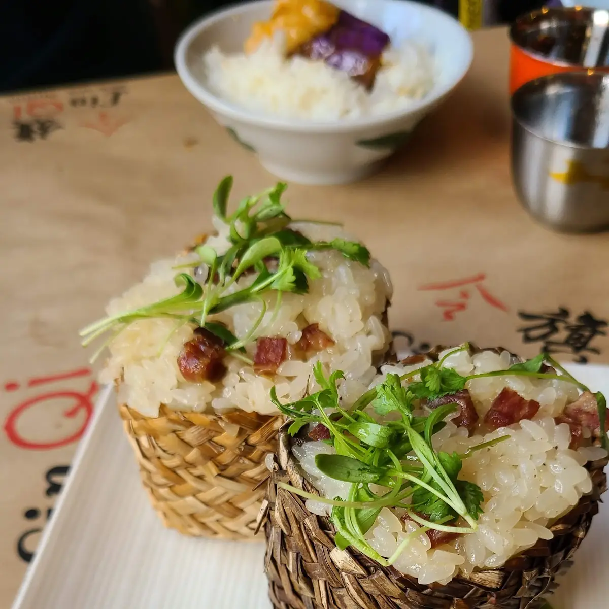 Chinese Sausage Sticky Rice