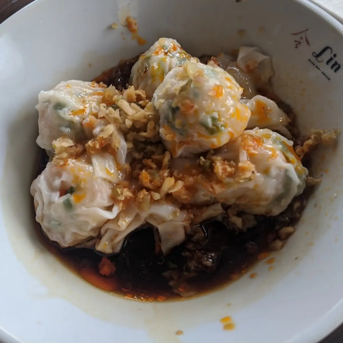 Steamed Dumplings in Soy Sauce