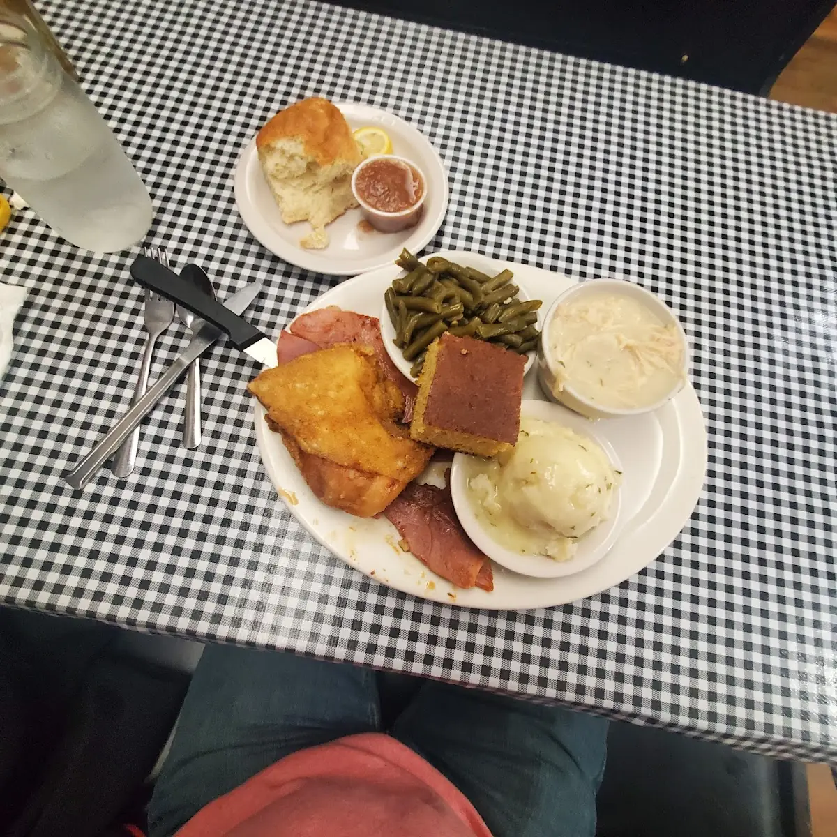 Moose Sampler Platter Meatloaf Chicken N Dumplings