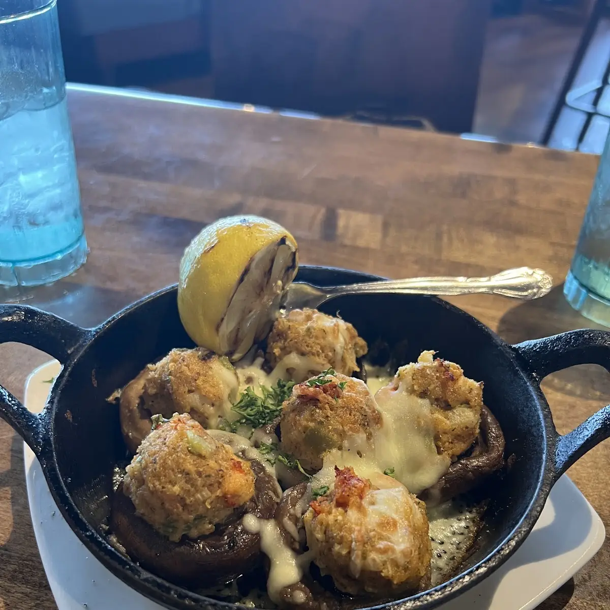 Lobster Stuffed Mushrooms