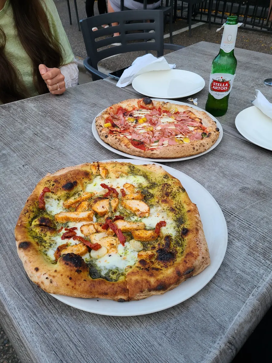 Pesto Chicken Pizza, Antico Pizza Napoletana
