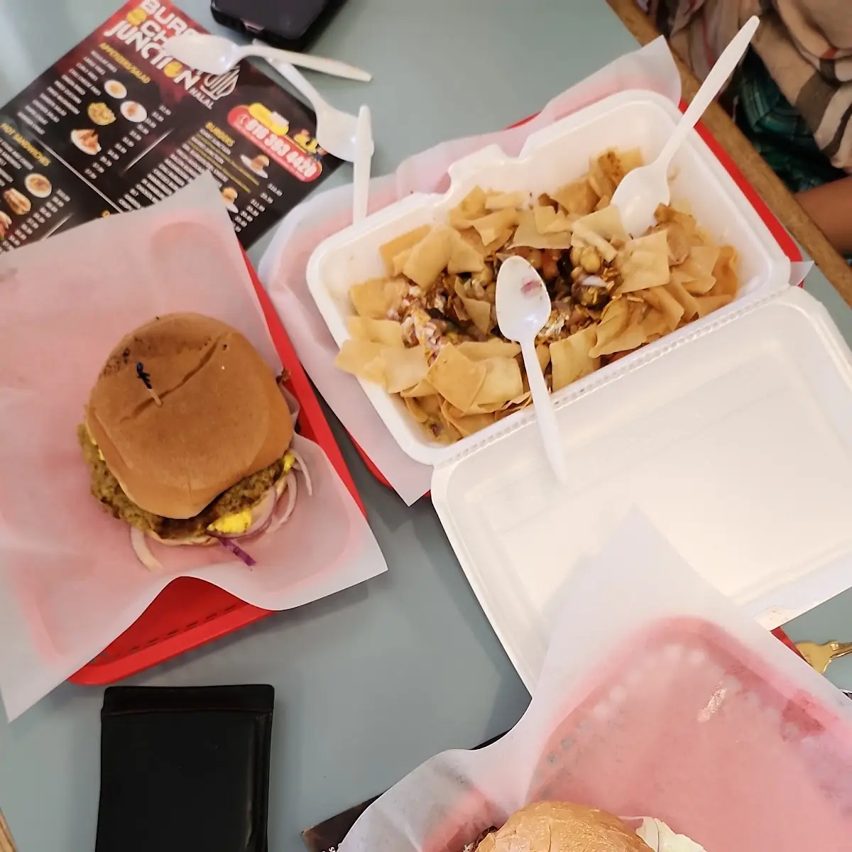 Papri Chaat Burger