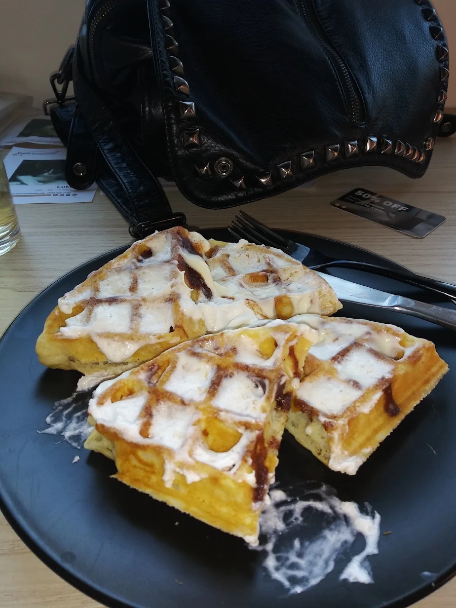 Cinnamon Roll Waffle