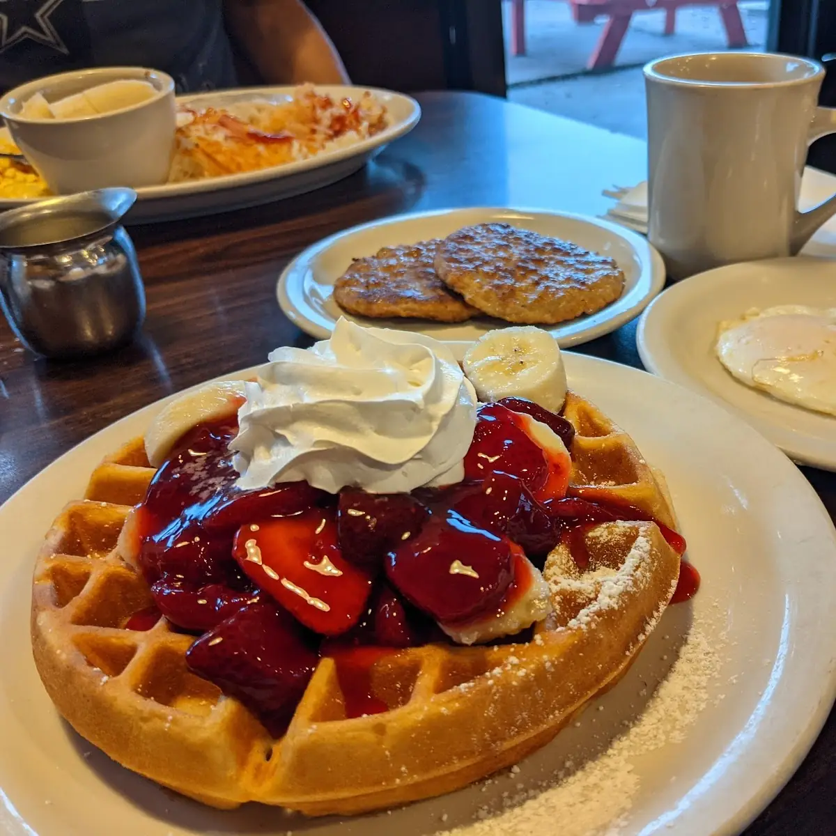 Strawberry Banana Waffle