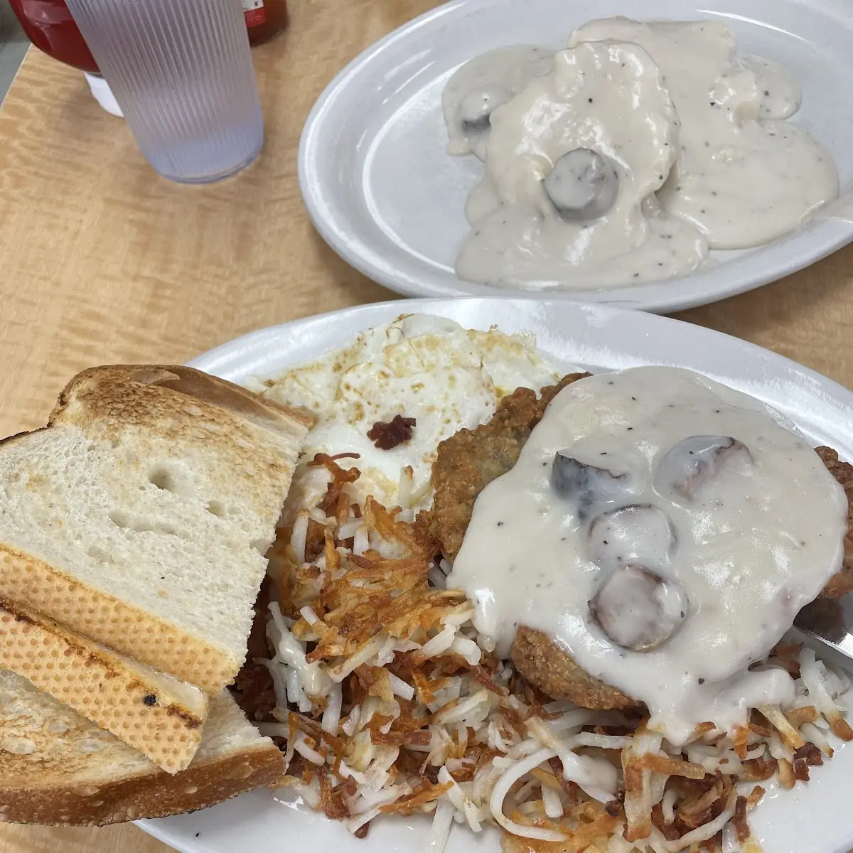 Chicken Fried Steak and Eggs