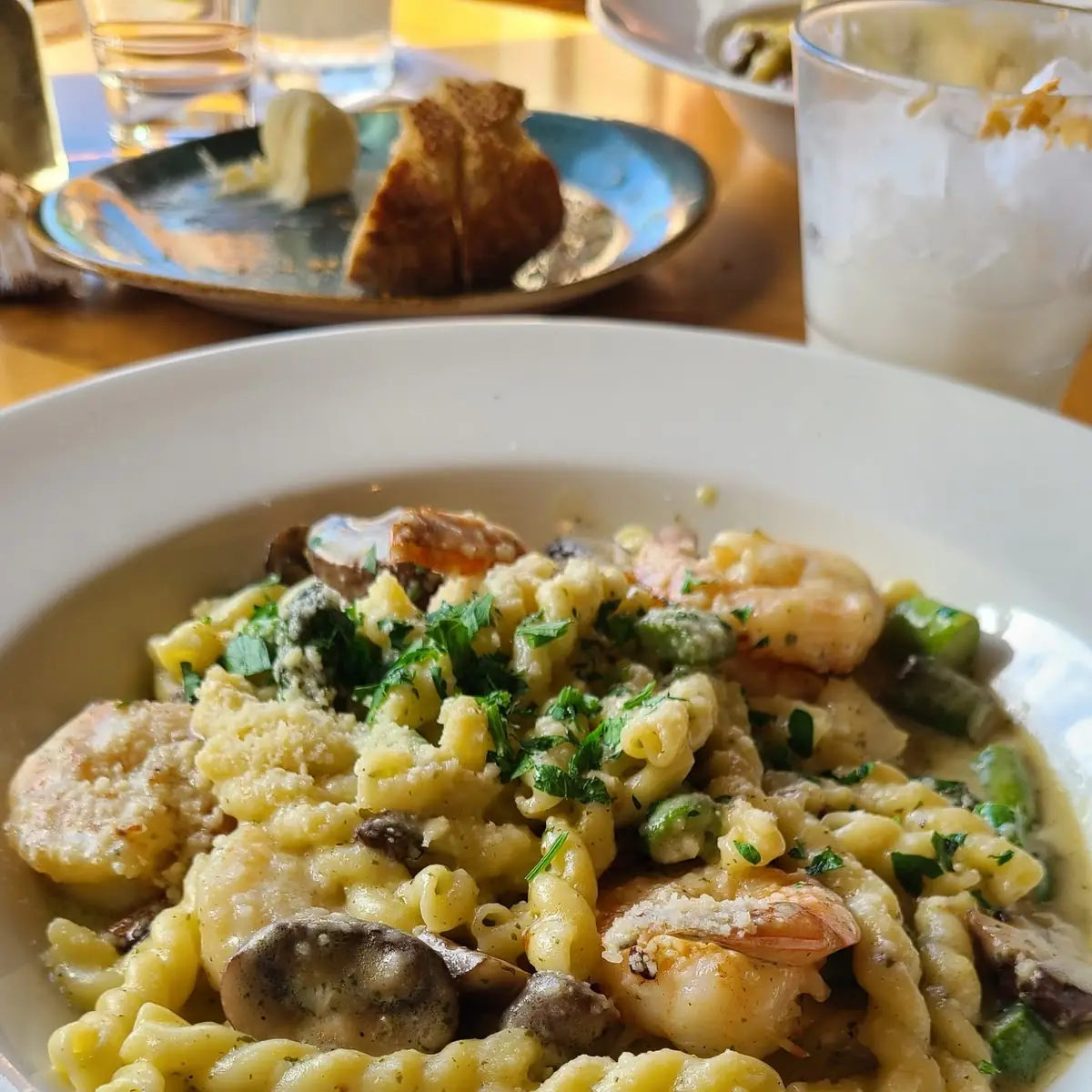 Gemelli Pasta with Shrimp & Scallops