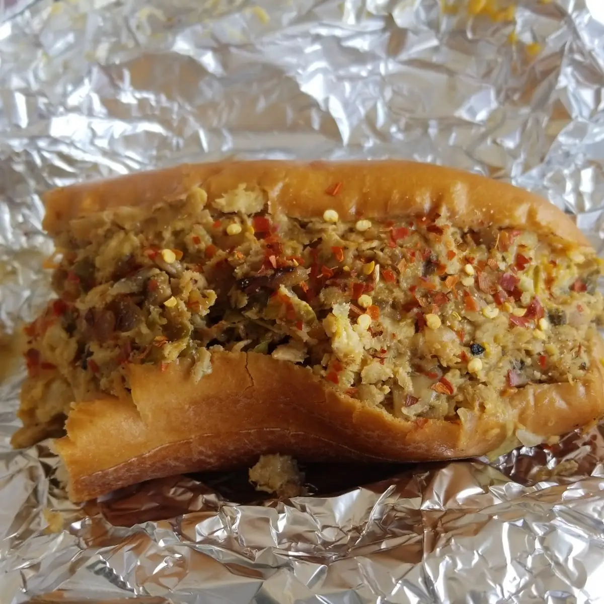 Oversized Chicken Cheese Steak
