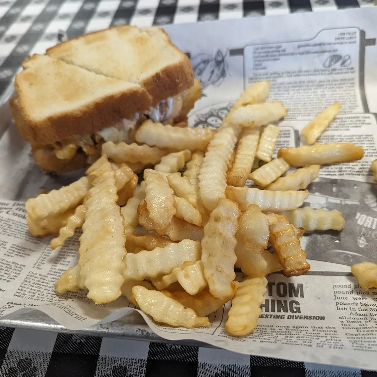 Grilled Cheese and Fries