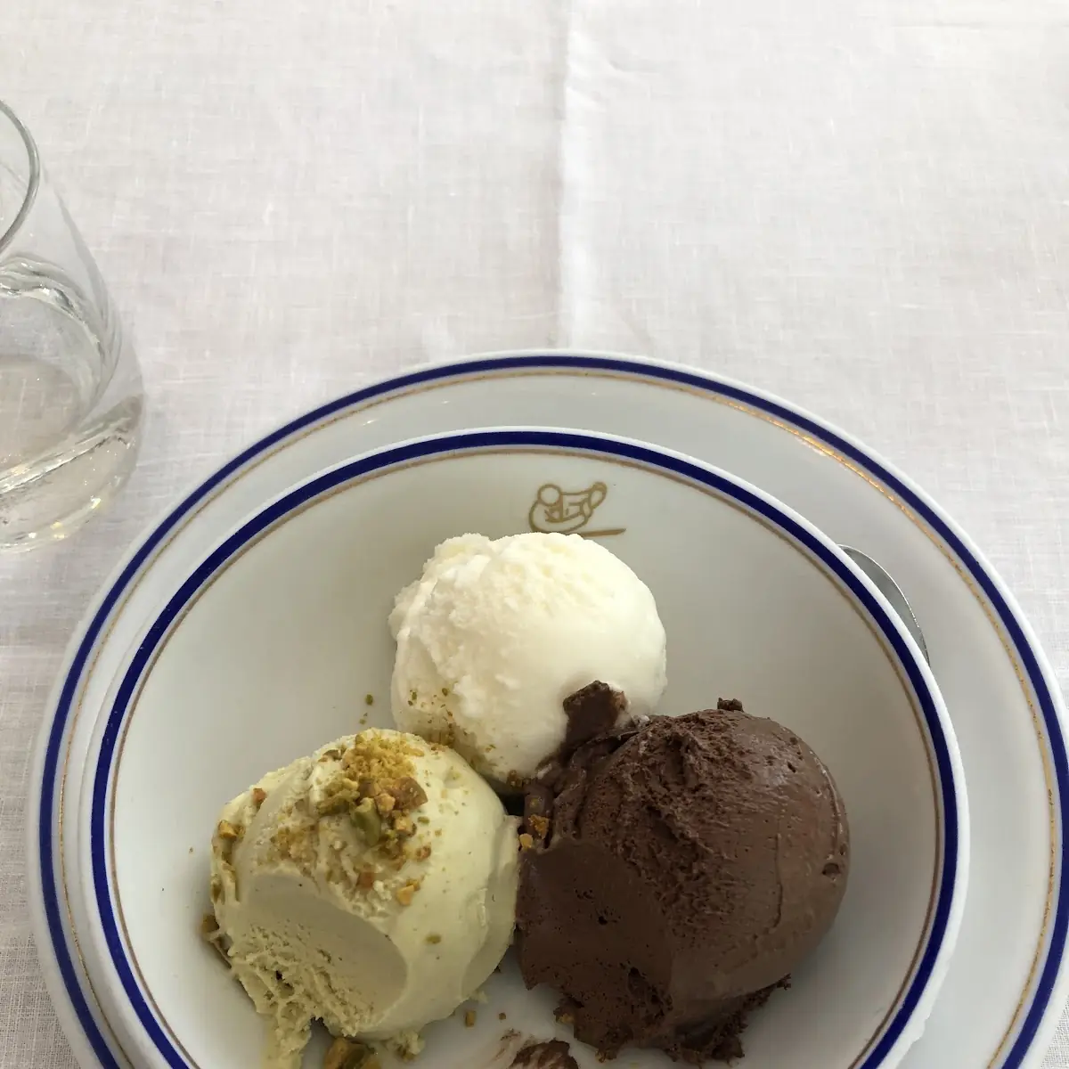 Homemade Vanilla Gelato with White Truffle