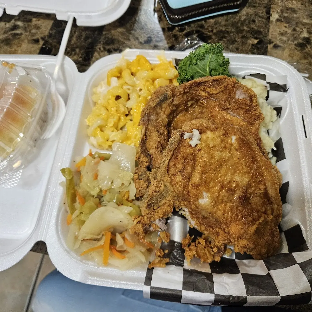 Fried Pork Chops and Wing Combo