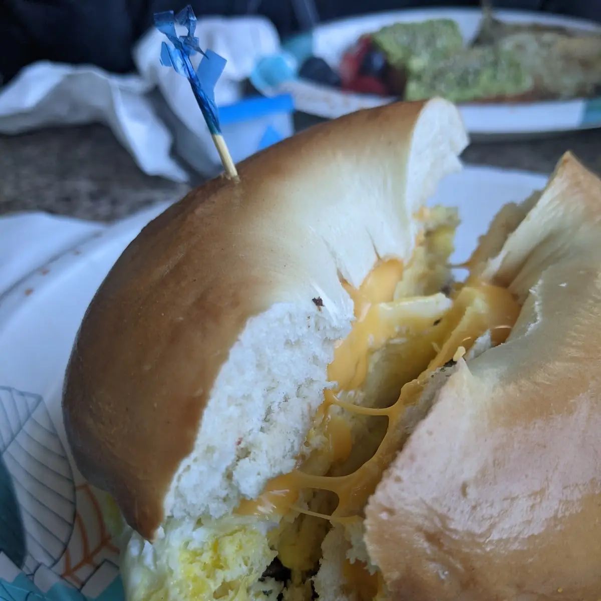 Bacon Egg Cheese Bagel