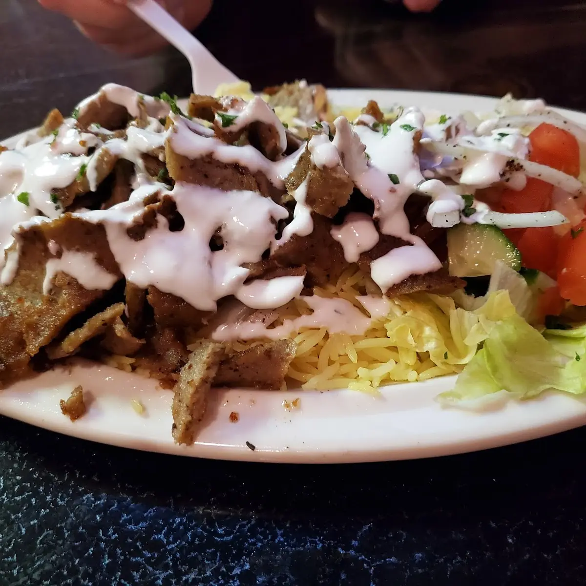 Gyro and Rice Bowl