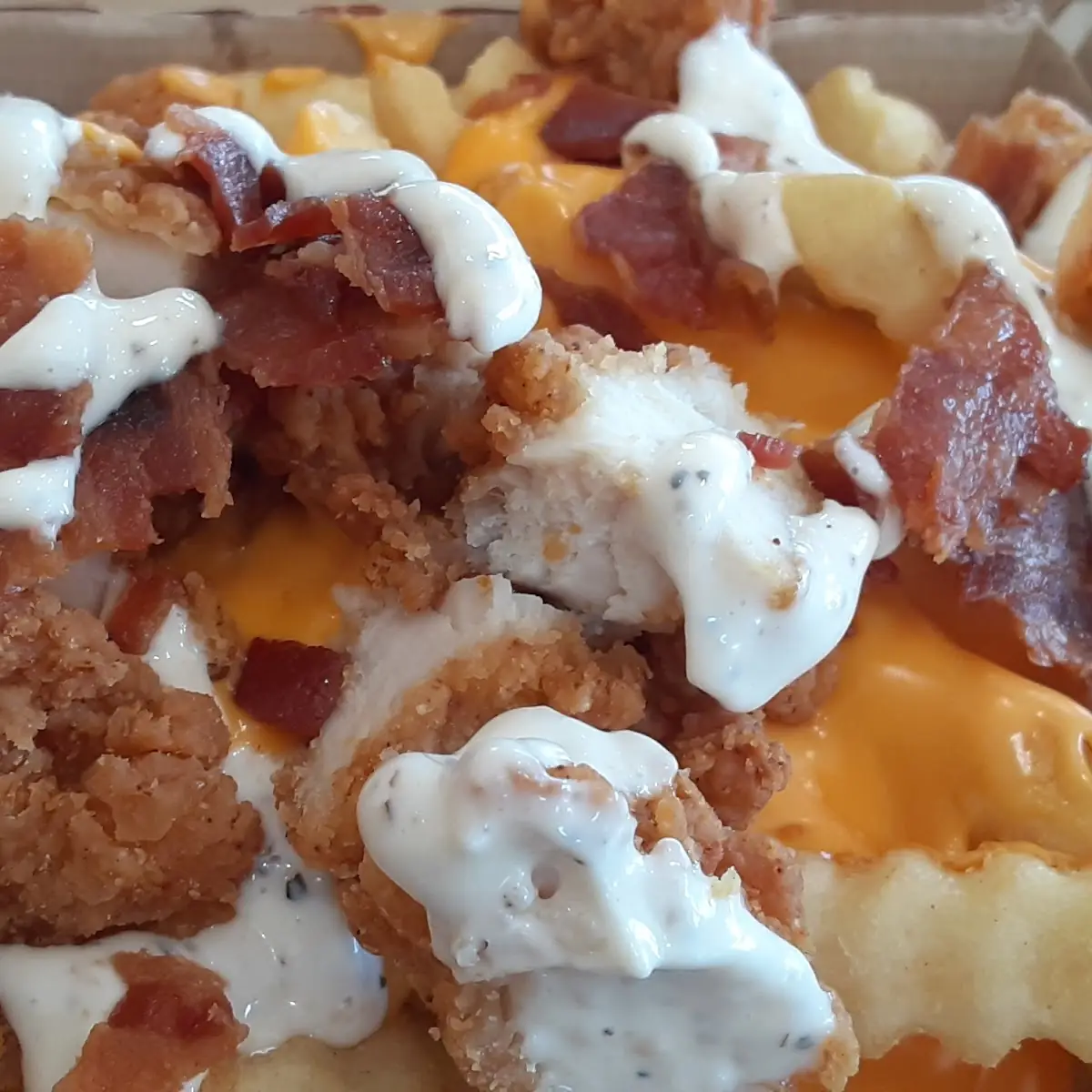 Chicken Bacon Ranch French Fries