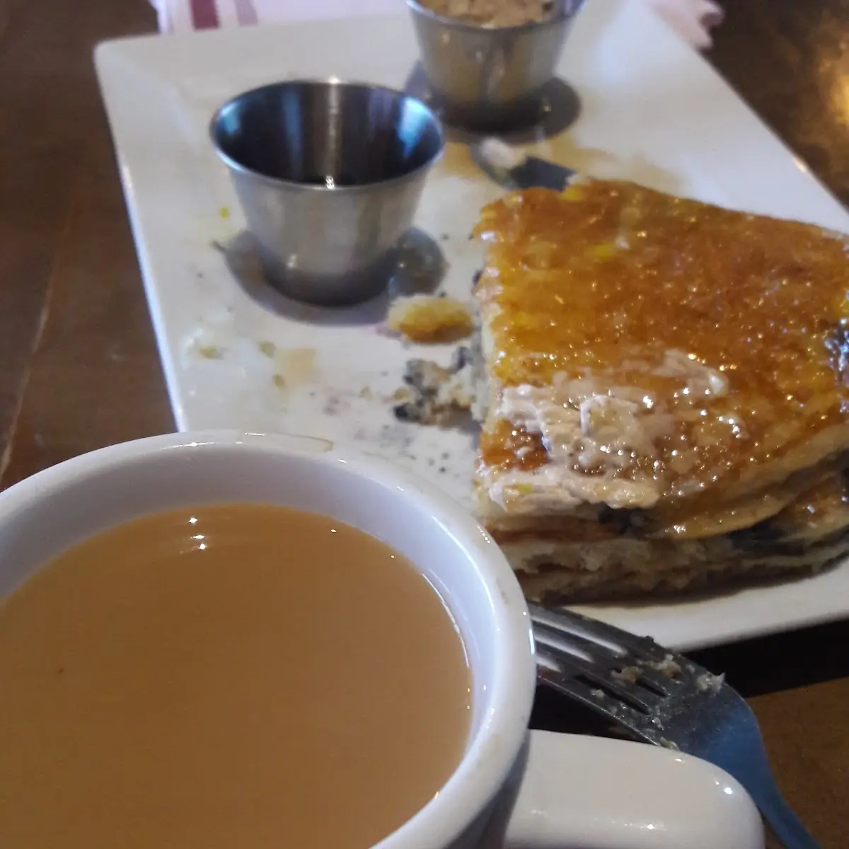 Blueberry Pancakes with Lemon Curd