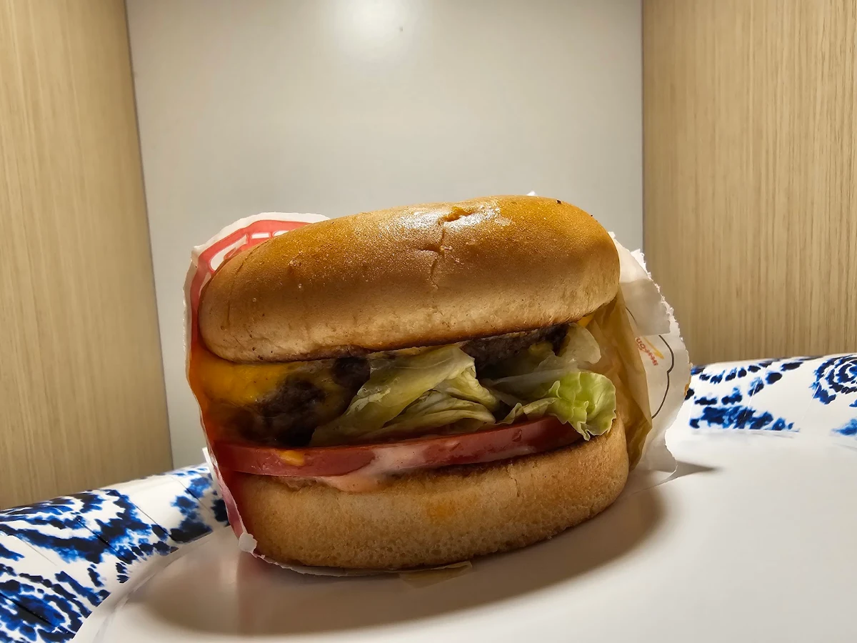 Double Double Cheeseburger and Fries