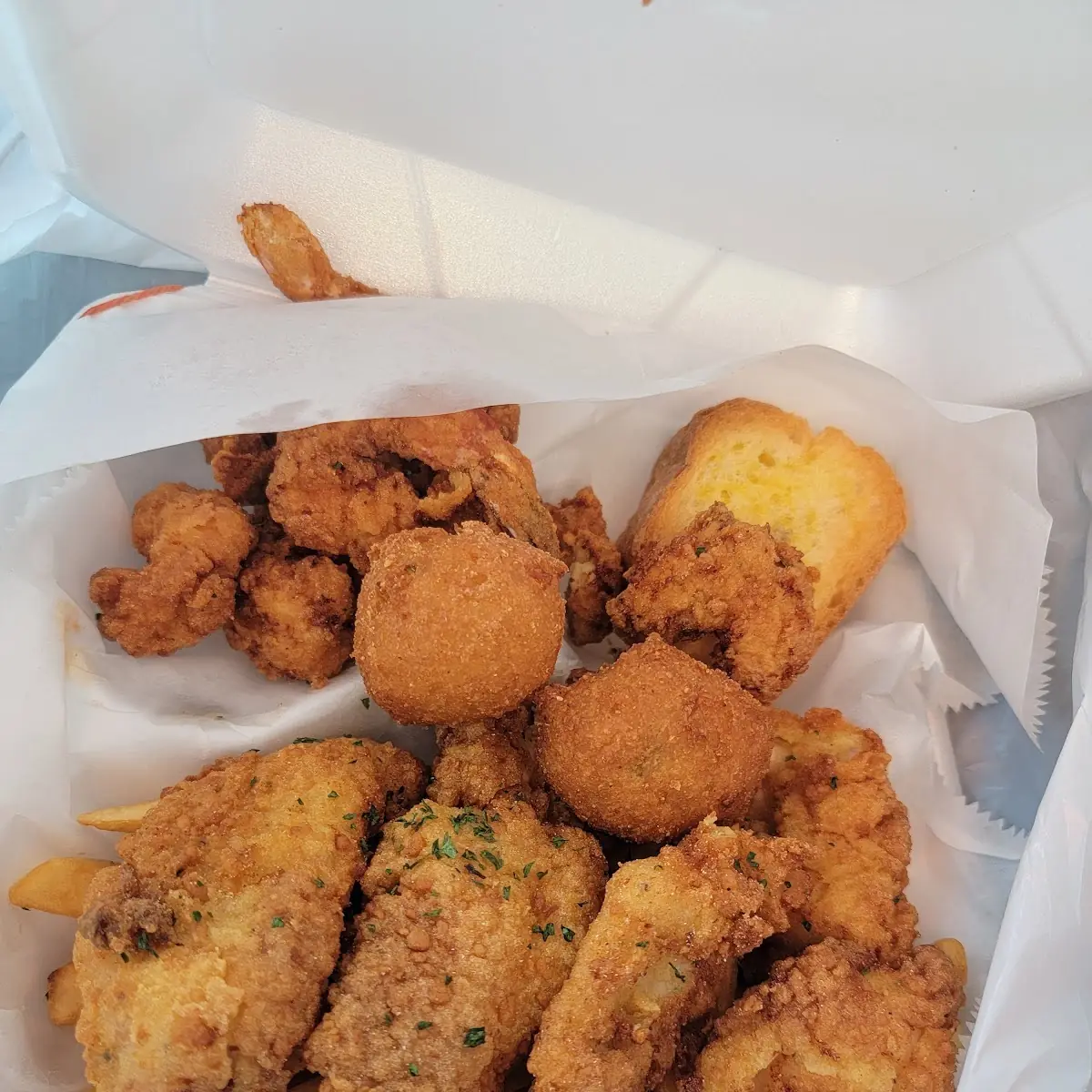 Fried Shrimp Salad
